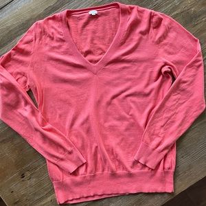 JCrew tangerine sweater